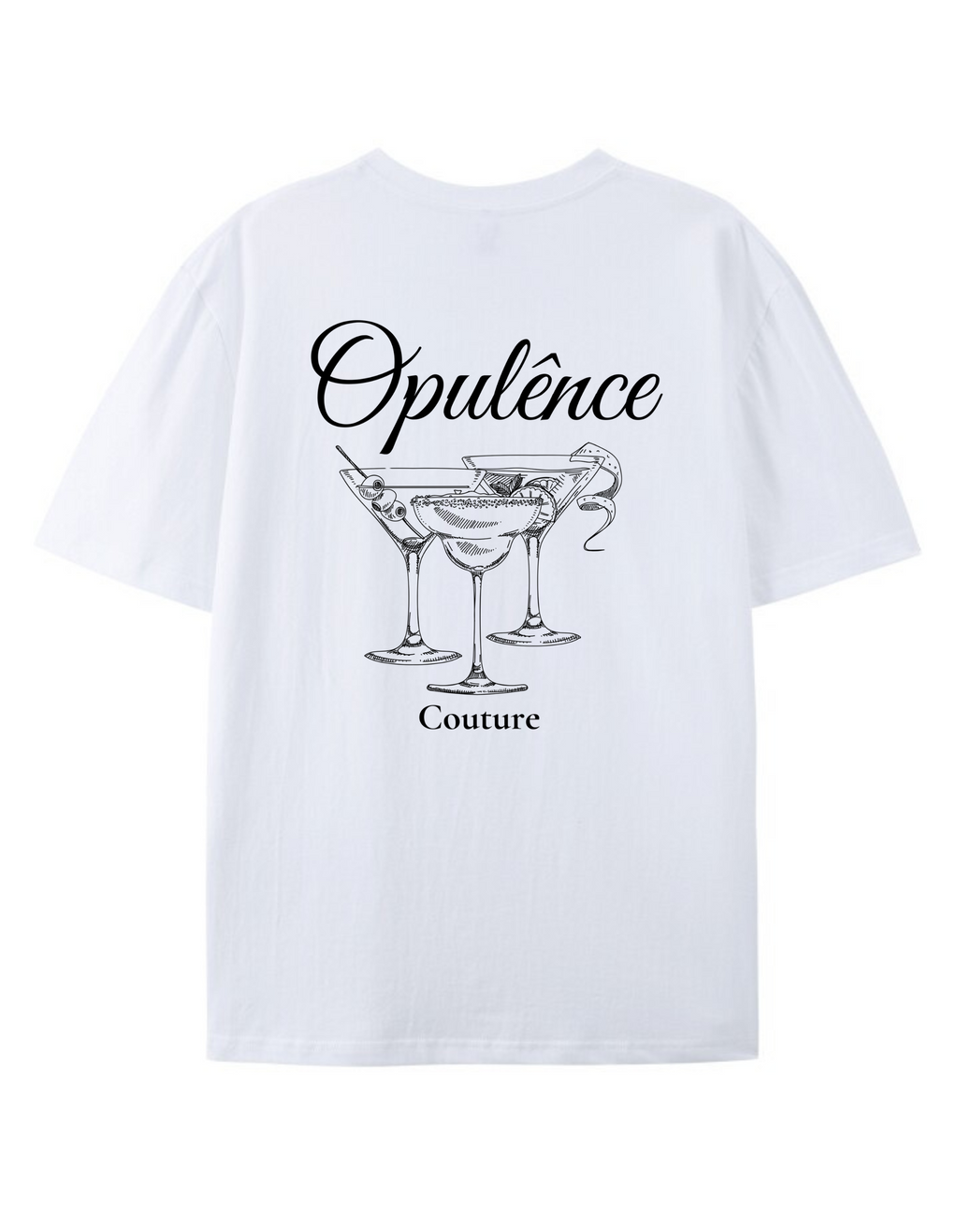 Cocktail t-shirt white