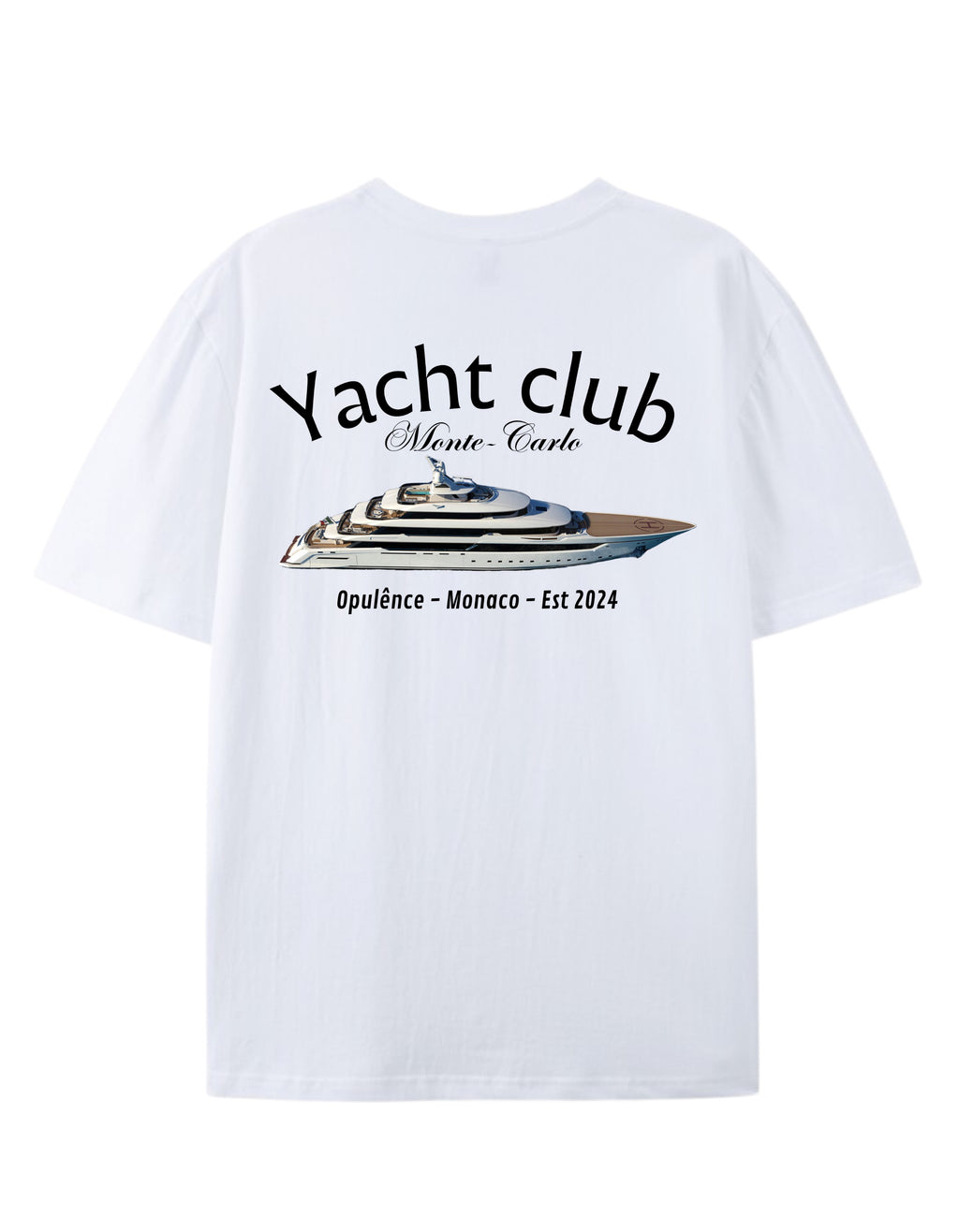 Yacht club t-shirt white