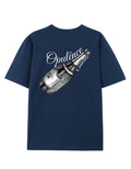 Champagne t-shirt navy