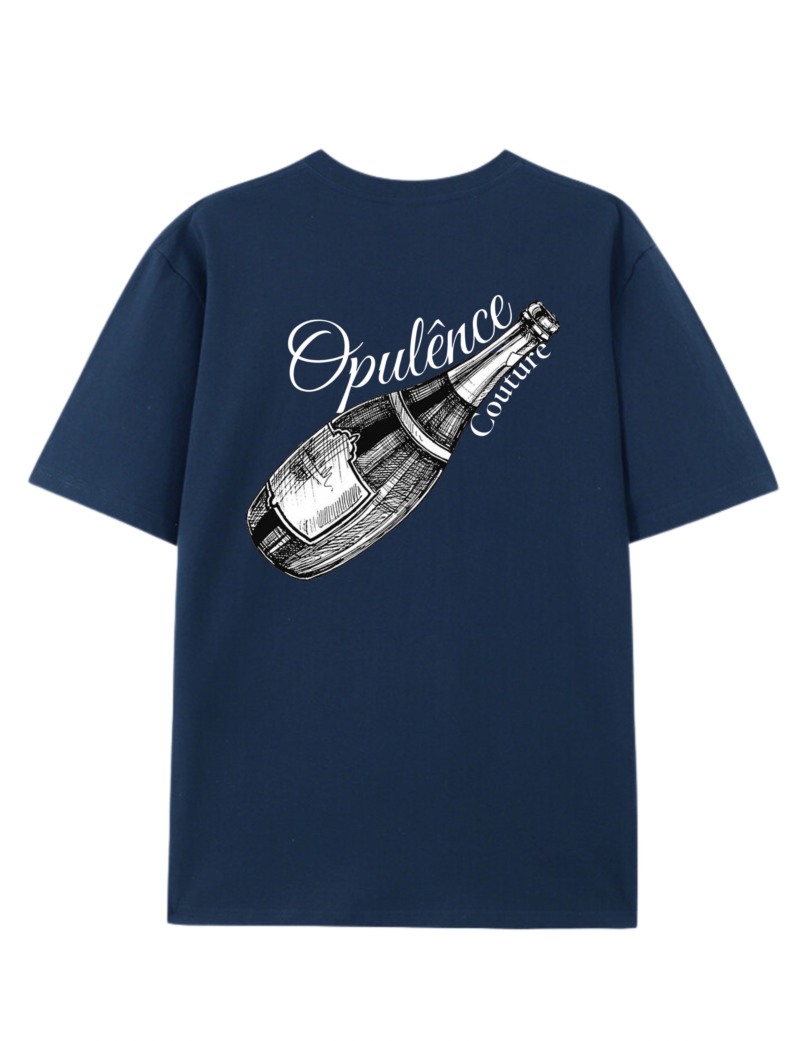 Champagne t-shirt navy