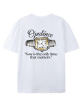 Time t-shirt white