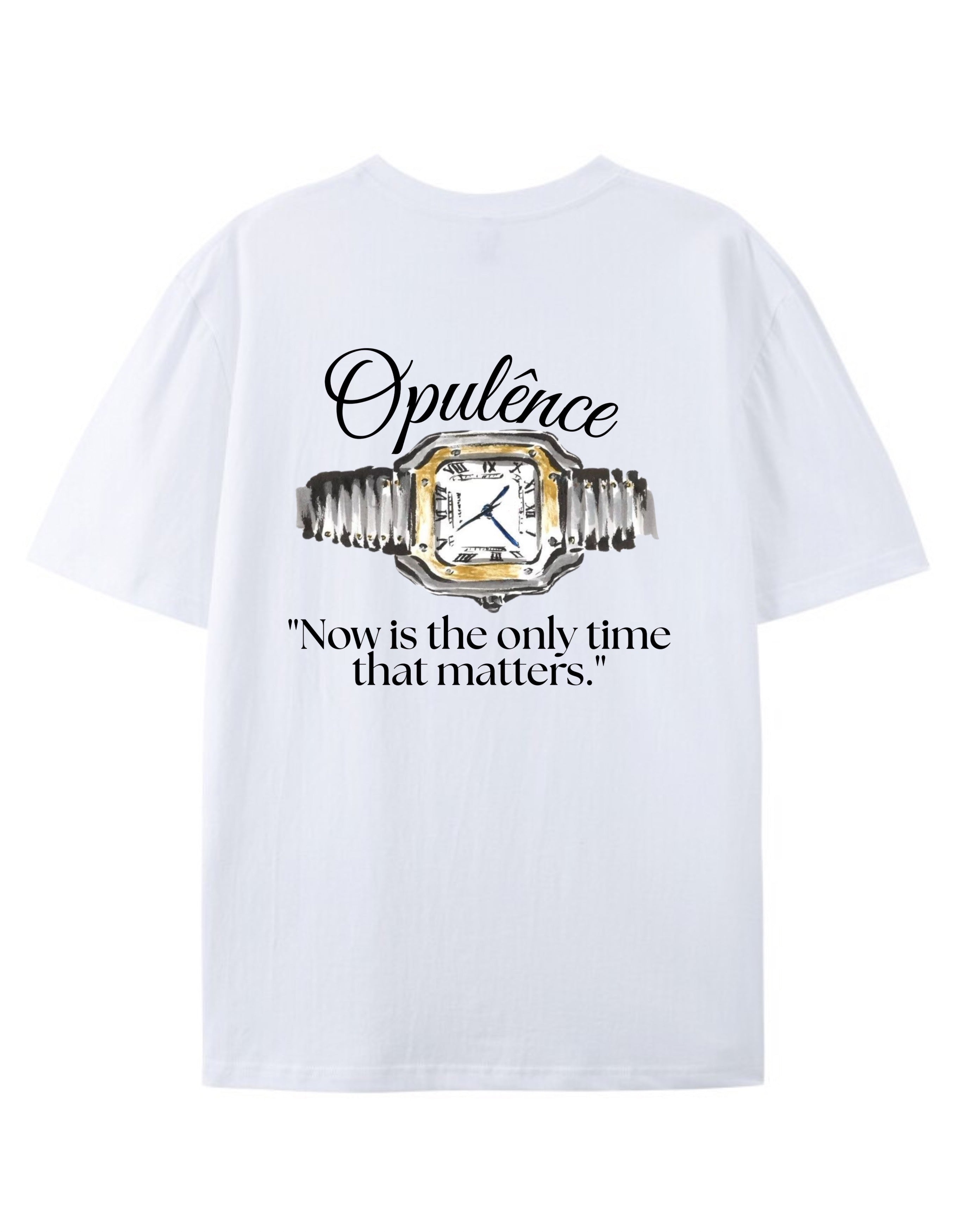 Time t-shirt white